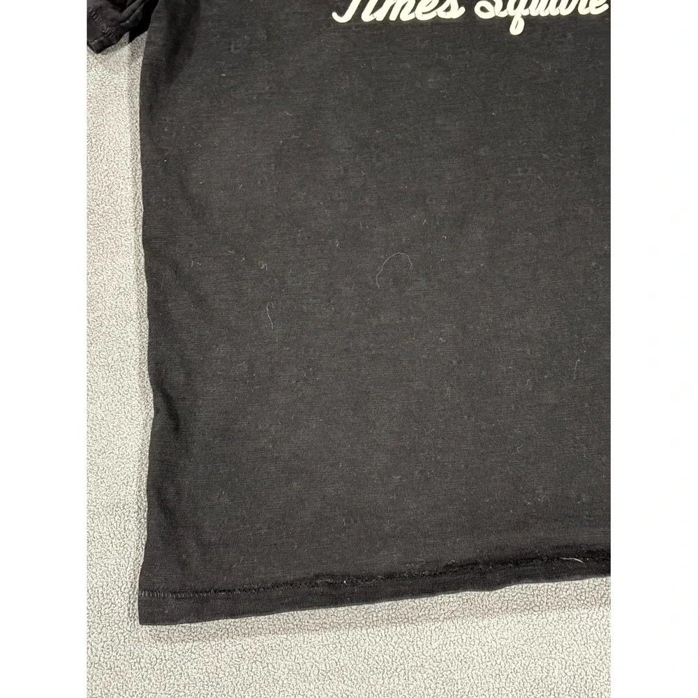 Gap NYC Times Square T Shirt Kids XL (12) Black Spellout Graphic Cotton Casual